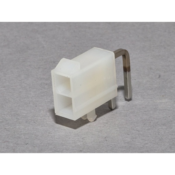 Molex MiniFit Jr RA DR /Pegs 15Au V2 2Ckt Tray 26-01-3114 - main